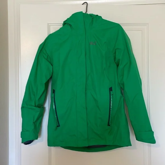 JACK WOLFSKIN bright green 3-in-1 jacket coat - Picture 1 of 8